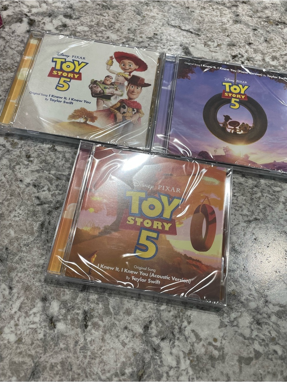 Taylor Swift I Knew It I Knew You Toy Story 5 CDs New